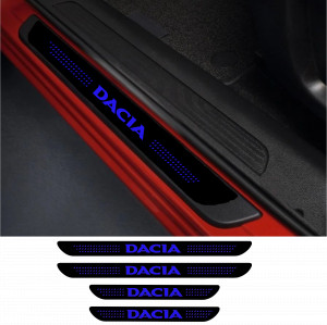 Set 4 protectii praguri auto autoadezive Dacia model 3 si breloc Succes, accesorii pentru autoturismul tau - masina v249025