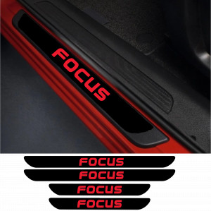 Set 4 protectii praguri auto autoadezive Focus si breloc Succes, accesorii pentru autoturismul tau - masina v246537