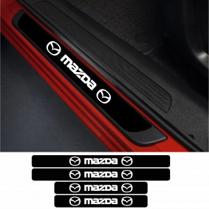 Set 4 protectii praguri auto autoadezive Mazda si breloc Succes, accesorii pentru autoturismul tau - masina v246836