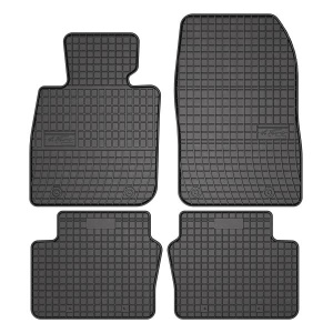 Set 5 covorase auto MAZDA CX-3 (DK) din 2012-2015, cu covoras tunel median, presuri auto din cauciuc, 4x Stickere auto cu MAZDA - Img 3