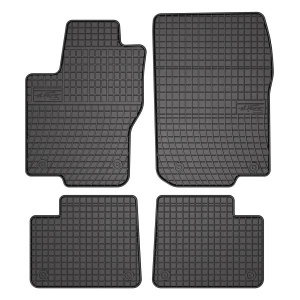 Set 5 covorase auto MERCEDES-BENZ M-CLASS (W166) din 2004-2011, cu covoras tunel median, presuri auto din cauciuc, 4x Stickere auto cu MERCEDES-BENZ - Img 3