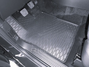Set 5 covorase FORD RANGER din 2023-PREZENT, cu covoras tunel median, CAROSERIE PICK-UP, Presuri cauciuc 100%, compatibil cu autoturismul FORD RANGER, Rigum - Img 5