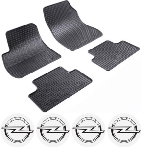 Set 6 covorase Opel Zafira C (7 locuri) Van 01.2012 - 07.2019 si 4 stickere rotunde Opel accesorii pentru autoturismul tau - masina v4955
