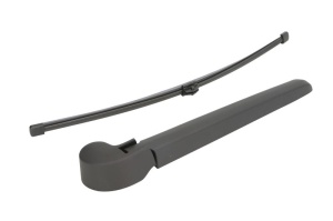Set brat stergator spate cu lamela pentru AUDI A1 (8X1, 8XK) din 2010-2018, pentru spate, din cauciuc siliconat rezistent, 4 stickere auto AUDI v2650