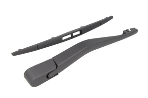Set brat stergator spate cu lamela pentru BMW Seria 1 (F20) din 2011-2019, pentru spate, din cauciuc siliconat rezistent, 4 stickere auto BMW Seria v2518