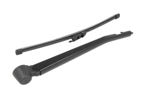 Set brat stergator spate cu lamela pentru BMW Seria X1 (E84) din 2009-2015, pentru spate, din cauciuc siliconat rezistent, 4 stickere auto BMW Seria v2626