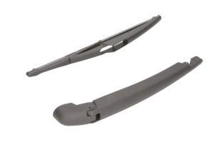 Set brat stergator spate cu lamela pentru FORD KA (RU8) din 2008-2016, pentru spate, din cauciuc siliconat rezistent, 4 stickere auto FORD v2050