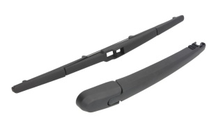 Set brat stergator spate cu lamela pentru KIA CARENS III MPV (UN) din 2006-2013, pentru spate, din cauciuc siliconat rezistent, 4 stickere auto KIA v1638