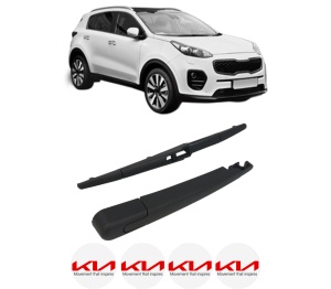 Set brat stergator spate cu lamela pentru KIA SPORTAGE IV (QL, QLE) din 2015-2022, pentru spate, din cauciuc siliconat rezistent, 4 stickere auto KIA v1655
