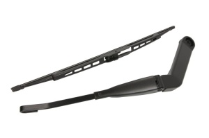 Set brat stergator spate cu lamela pentru NISSAN X-TRAIL I (T30) din 2001-2013, pentru spate, din cauciuc siliconat rezistent, 4 stickere auto NISSAN v1197