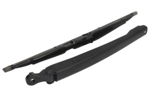 Set brat stergator spate cu lamela pentru Volkswagen FOX Hatchback (5Z1, 5Z3, 5Z4) din 2005-2011, pentru spate, din cauciuc siliconat rezistent, 4 stickere auto Volkswagen v185