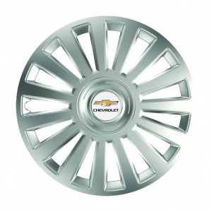 Set Capace Roti Argintiu Lux cu spite late compatibil cu Chevrolet accesorii pentru autoturismul tau - masina v113578