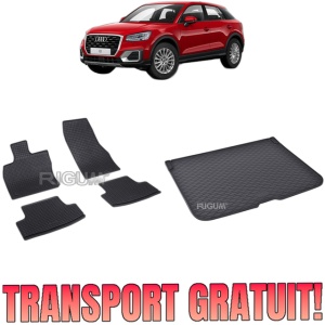 Set Covorase Auto Si Tavita Portbagaj AUDI Q2 din 10.2016 - 2026, caroserie suv, PORTBAGAJ INFERIOR SI SUPERIOR