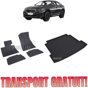 Set Covorase Auto Si Tavita Portbagaj BMW X6 G06 din 11.2019 - 2026, caroserie suv,