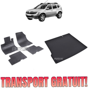 Set Covorase Auto Si Tavita Portbagaj DACIA DUSTER I din 2010 - 12.2017, caroserie suv, 4X2