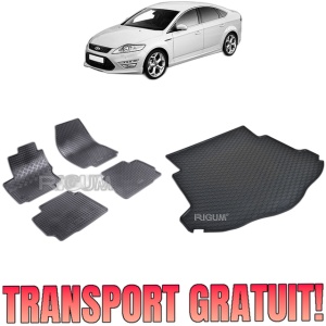 Set Covorase Auto Si Tavita Portbagaj FORD MONDEO IV din 09.2007 - 12.2014, caroserie sedan, ROATA DE REZERVA INGUSTA
