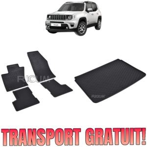 Set Covorase Auto Si Tavita Portbagaj JEEP RENEGADE MHEV din 02.2022 - 2026, caroserie suv,