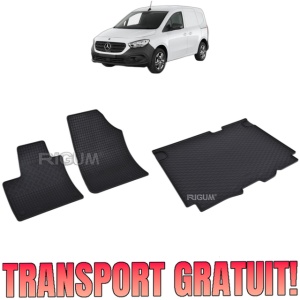 Set Covorase Auto Si Tavita Portbagaj MERCEDES ECITAN din 2022 - 2026, caroserie van, 5 LOCURI