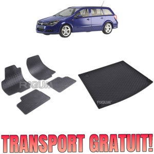 Set Covorase Auto Si Tavita Portbagaj OPEL ASTRA H din 2004 - 12.2014, caroserie combi,