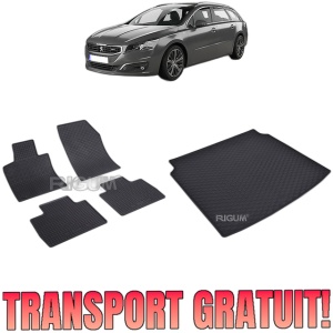 Set Covorase Auto Si Tavita Portbagaj PEUGEOT 508 II din 11.2018 - 2026, caroserie combi,