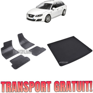 Set Covorase Auto Si Tavita Portbagaj SEAT EXEO din 2009 - 2013, caroserie combi,