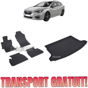 Set Covorase Auto Si Tavita Portbagaj SUBARU IMPREZA E-BOXER din 2020 - 2026, caroserie hatchback,
