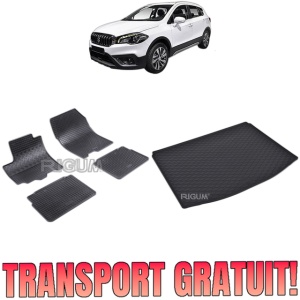 Set Covorase Auto Si Tavita Portbagaj SUZUKI SX4 S-CROSS din 09.2013 - 2019, caroserie suv, PORTBAGAJ SUPERIOR