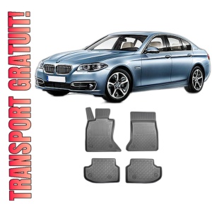 Set covorase BMW SERIA 5 F10, din 2013 - 01.2017, covorase tavita, caroserie SEDAN FACELIFT, CU X-DRIVE, compatibile cu autoturismul BMW SERIA 5 F10, ARISTAR