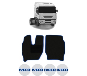 Set covorase Camion Tir Iveco STRALIS I din 2002-2013, Auto, 4x Stickere auto cu Iveco