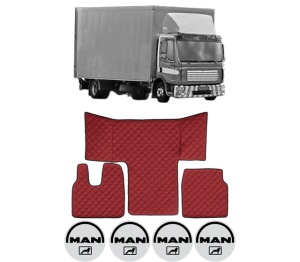 Set covorase Camion Tir MAN TGL I din 2004-2022, Auto, 4x Stickere auto cu MAN