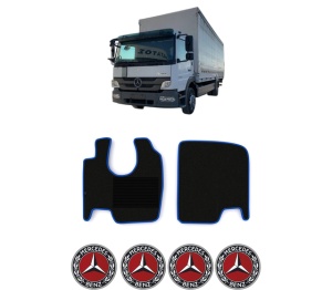 Set covorase Camion Tir MERCEDES-BENZ ATEGO 2 din 2004-2014, Auto, 4x Stickere auto cu MERCEDES-BENZ