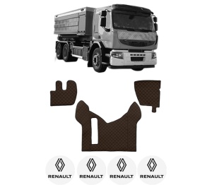 Set covorase Camion Tir RENAULT TRUCKS PREMIUM 2 din 2005-2009, Auto, 4x Stickere auto cu RENAULT TRUCKS