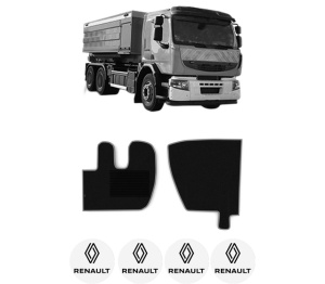 Set covorase Camion Tir RENAULT TRUCKS PREMIUM 2 din 2005-2009, Auto, 4x Stickere auto cu RENAULT TRUCKS
