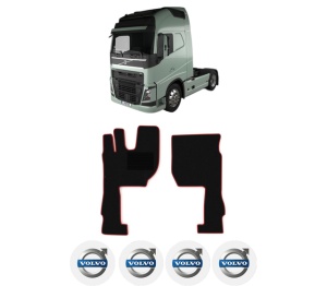Set covorase Camion Tir VOLVO FH II din 2012-2017, Auto, 4x Stickere auto cu VOLVO