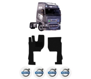 Set covorase Camion Tir VOLVO FH16 II din 2012-2014, Auto, 4x Stickere auto cu VOLVO