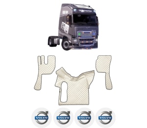 Set covorase Camion Tir VOLVO FH16 II din 2012-2014, Auto, 4x Stickere auto cu VOLVO