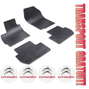 Set covorase Citroen C-Crosser SUV 03.2007 - 08.2012 si 4 stickere rotunde Citroen