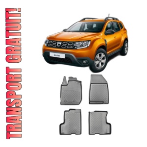 Set covorase DACIA DUSTER II, din 01.2018 - 05.2024, covorase tavita, caroserie SUV 4X4, compatibile cu autoturismul DACIA DUSTER II, ARISTAR