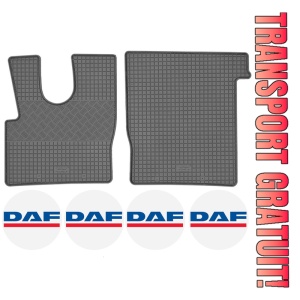 Set covorase DAF XF Euro 6 Cargo 2013 - prezent si 4 stickere rotunde DAF