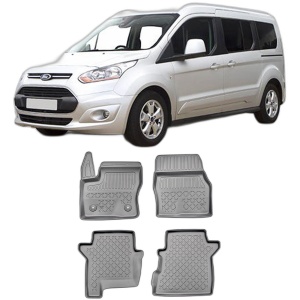 Set covorase FORD TOURNEO Grand CONNECT II, din 01.2014 - 04.2022, covorase tavita, caroserie VAN 5-7 LOCURI, fara rand 3, compatibile cu autoturismul FORD TOURNEO GRAND CONNECT II, ARISTAR - Img 2