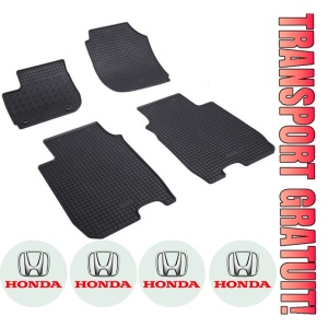 Set covorase Honda HR-V II SUV 11.2013 - prezent si 4 stickere rotunde Honda
