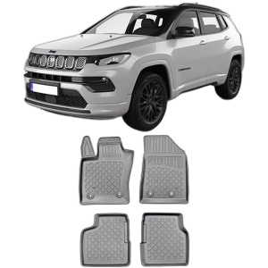 Set covorase JEEP COMPASS II (MP) 4XE, din 07.2020 - Prezent, covorase tavita, caroserie SUV FACELIFT, compatibile cu autoturismul JEEP COMPASS II (MP) 4XE, ARISTAR - Img 2