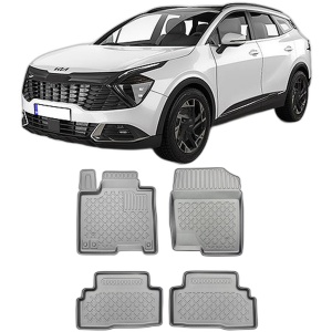 Set covorase KIA SPORTAGE V, din 2022 - Prezent, covorase tavita, caroserie SUV NU CORESPUNDE PENTRU 48-HYBRID, MILD HYBRID si PLUG-IN HYBRID, compatibile cu autoturismul KIA SPORTAGE V, ARISTAR - Img 2