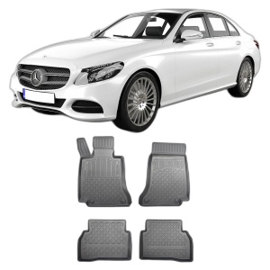 Set covorase MERCEDES C-CLASS W205, din 03.2014 - 11.2020, covorase tavita, caroserie SEDAN, compatibile cu autoturismul MERCEDES C-CLASS W205, ARISTAR - Img 2