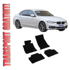 Set covorase mocheta BMW Seria 3 F30 sedan / F31 Touring 2012-2019, din mocheta, compatibile cu autoturismul BMW Seria 3 F30 sedan / F31 Touring