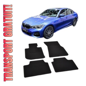 Set covorase mocheta BMW Seria 3 G20 / Seria 3 G21 2019-prezent, din mocheta, compatibile cu autoturismul BMW Seria 3 G20 / Seria 3 G21