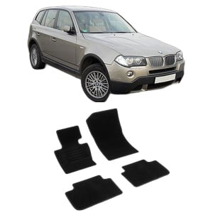 Set covorase mocheta BMW X3 E83, 2004-2010, din mocheta, compatibile cu autoturismul BMW X3 E83 - Img 2