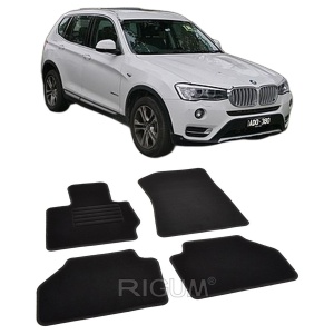 Set covorase mocheta BMW X3 F25, 2010-2017, din mocheta, compatibile cu autoturismul BMW X3 F25 - Img 2