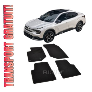 Set covorase mocheta Citroen C4X, 2023-prezent, din mocheta, compatibile cu autoturismul Citroen C4X