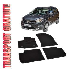 Set covorase mocheta Dacia Lodgy, 2012-2022, din mocheta, compatibile cu autoturismul Dacia Lodgy